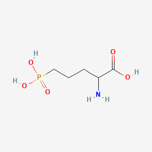 Chemical structure of DL-AP5