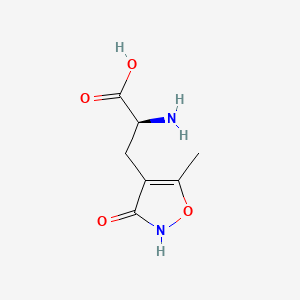 Chemical structure of (S)-AMPA