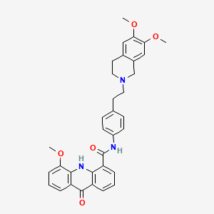Chemical structure of Elacridar