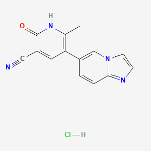 Chemical structure of Olprinone Hydrochloride
