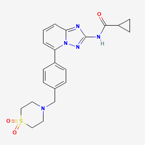 Chemical structure of GLPG0634 analogue