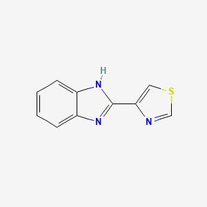Chemical structure of Thiabendazole