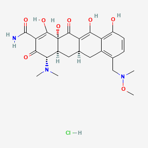 Chemical structure of P005672 hydrochloride