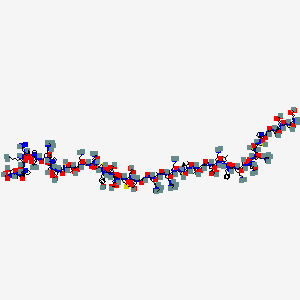 Chemical structure of Echistatin, α1 isoform