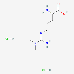 Chemical structure of NG,NG-dimethyl-L-Arginine (hydrochloride)
