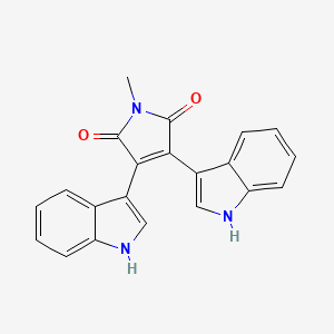 Chemical structure of Bisindolylmaleimide V