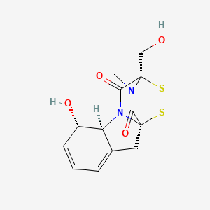 Chemical structure of Gliotoxin