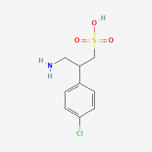 Chemical structure of Saclofen