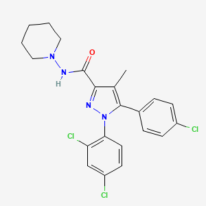 Chemical structure of Rimonabant