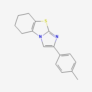 Chemical structure of Pifithrin-β