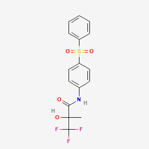 Chemical structure of ZM 226600