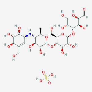 Chemical structure of Acarbose sulfate