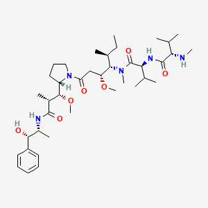 Chemical structure of Monomethylauristatin E
