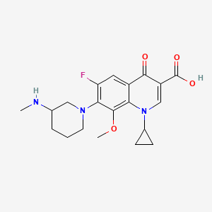 Chemical structure of Balofloxacin