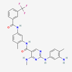 Chemical structure of CHMFL-ABL-053