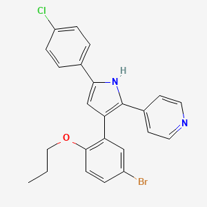 Chemical structure of L-168,049