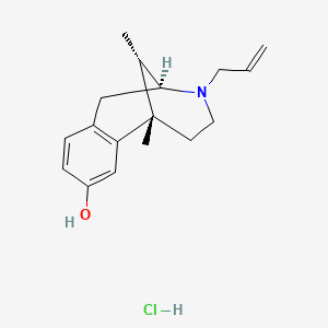Chemical structure of (+)-SK&F 10047 hydrochloride