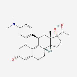 Chemical structure of Ulipristal