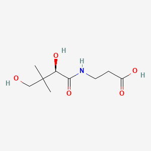 Chemical structure of Pantothenic Acid