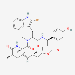 Chemical structure of Jasplakinolide