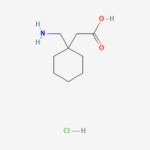Chemical structure of Gabapentin HCl