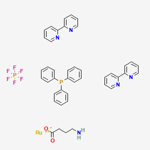 Chemical structure of RuBi-GABA