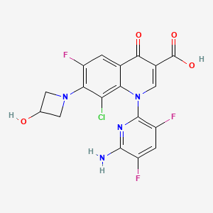 Chemical structure of Delafloxacin