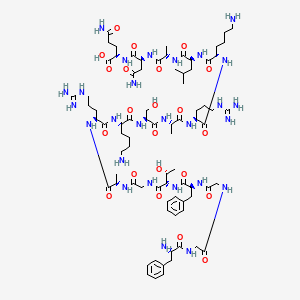 Chemical structure of Nociceptin