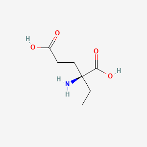 Chemical structure of EGLU