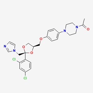Chemical structure of Ketoconazole