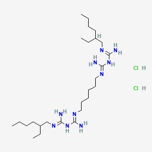 Chemical structure of Alexidine dihydrochloride