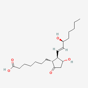 Chemical structure of Alprostadil