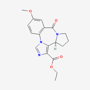 Chemical structure of L-655,708