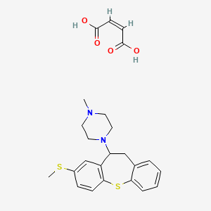 Chemical structure of Methiothepin maleate