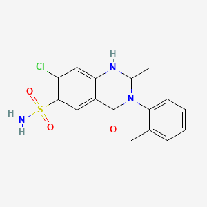 Chemical structure of Metolazone