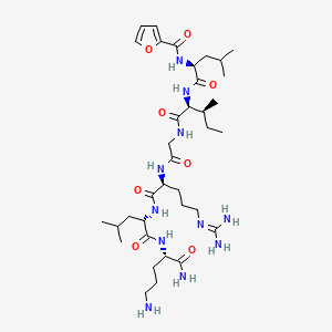 Chemical structure of 2-Furoyl-LIGRLO-amide