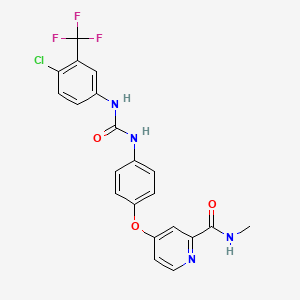 Chemical structure of Sorafenib