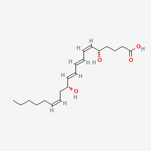 Chemical structure of Leukotriene B4
