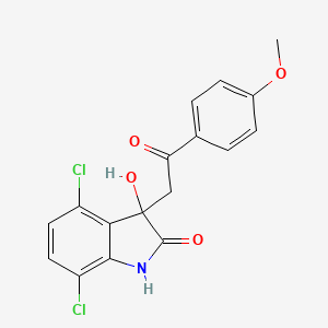 Chemical structure of YK-4-279