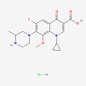 Chemical structure of Gatifloxacin hydrochloride