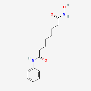 Chemical structure of Vorinostat