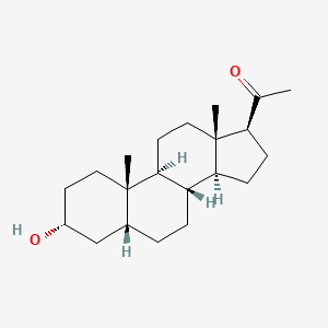 Chemical structure of Pregnanolone