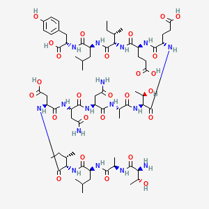 Chemical structure of Prosaptide TX14(A)
