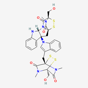 Chemical structure of Chetomin