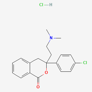 Chemical structure of (±)-AC 7954 hydrochloride