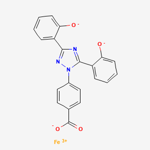 Chemical structure of Deferasirox Fe3+ chelate