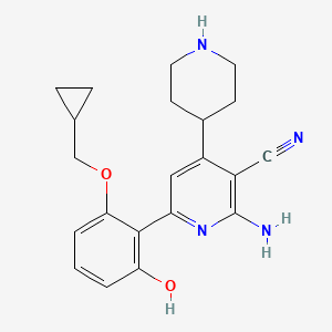 Chemical structure of ACHP
