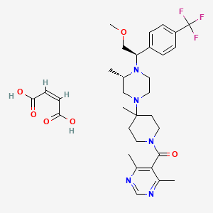 Chemical structure of Vicriviroc maleate