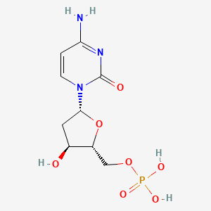 Chemical structure of Cytidine 5'-(dihydrogen phosphate)