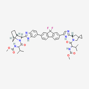 Chemical structure of Ledipasvir
